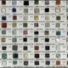 The World of Semi-precious Stone Sample Chart 18"x28" (45cm/70cm) Canvas Print