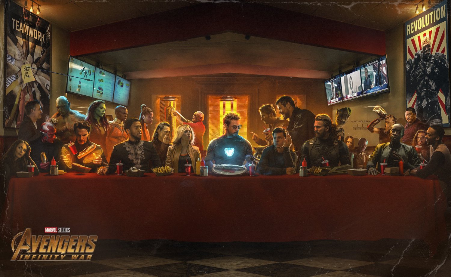 Avengers Infinity War 18"x28" (45cm/70cm) Poster