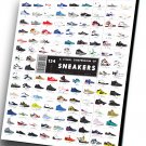 A Visual Compendium of Sneakers Chart 12"x16" (30cm/40cm) Canvas Print