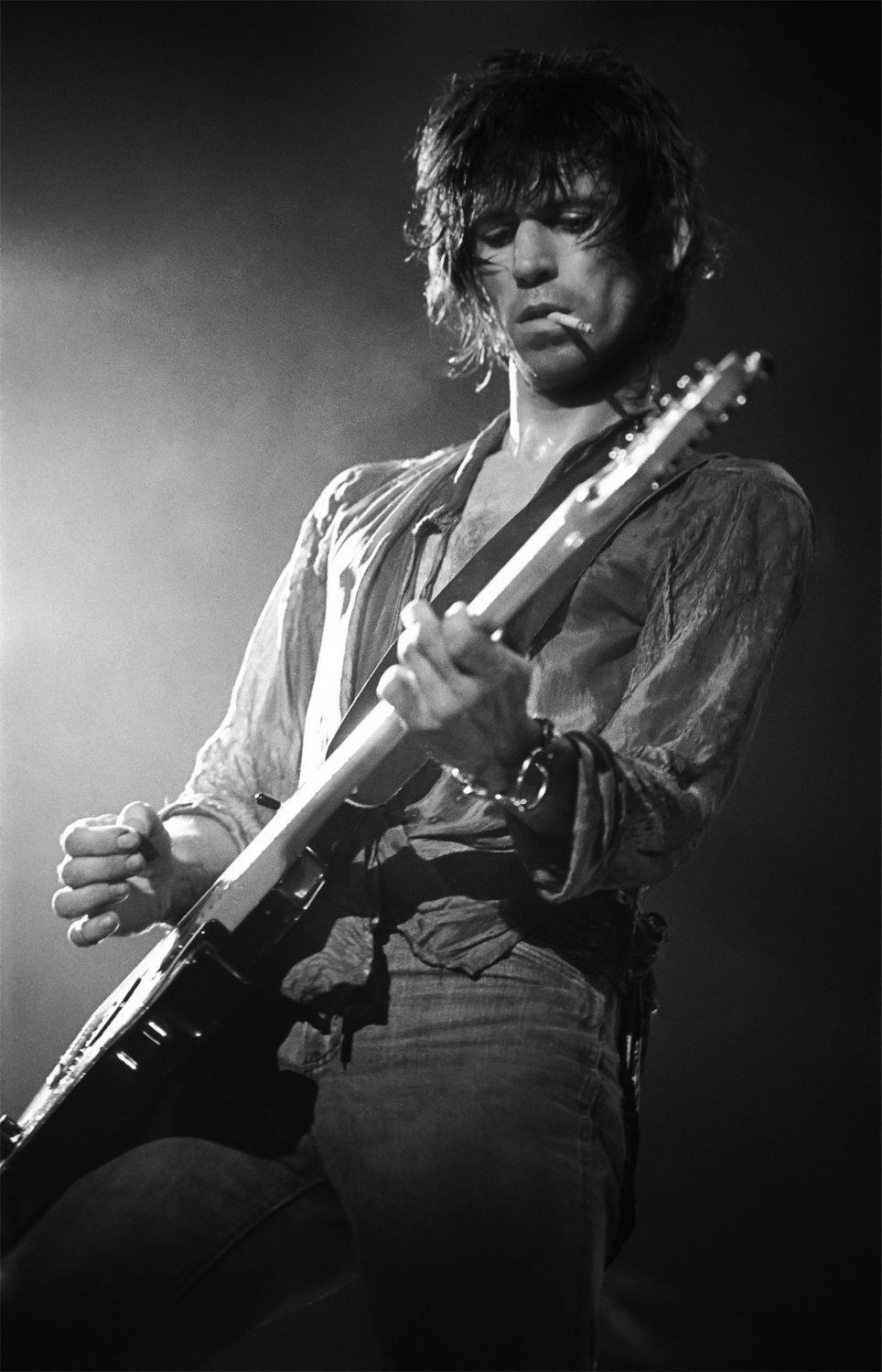 Keith Richards 13"x19" (32cm/49cm) Polyester Fabric Poster