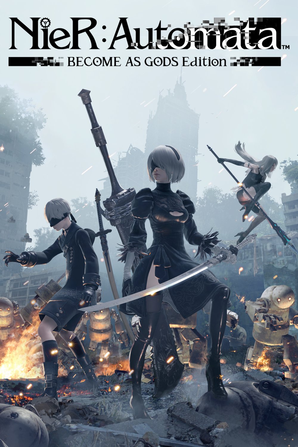 Nier Automata Become As Gods Edition Game  13"x19" (32cm/49cm) Polyester Fabric Poster