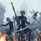 Nier Automata Become As Gods Edition Game  13"x19" (32cm/49cm) Polyester Fabric Poster