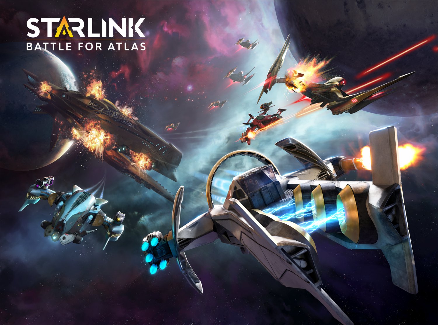 Star Link Battle for Atlas 18"x28" (45cm/70cm) Poster