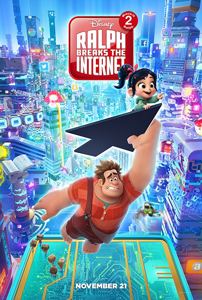 Ralph Breaks the Internet Wreck-It Ralph 2 13"x19" (32cm/49cm) Polyester Fabric Poster