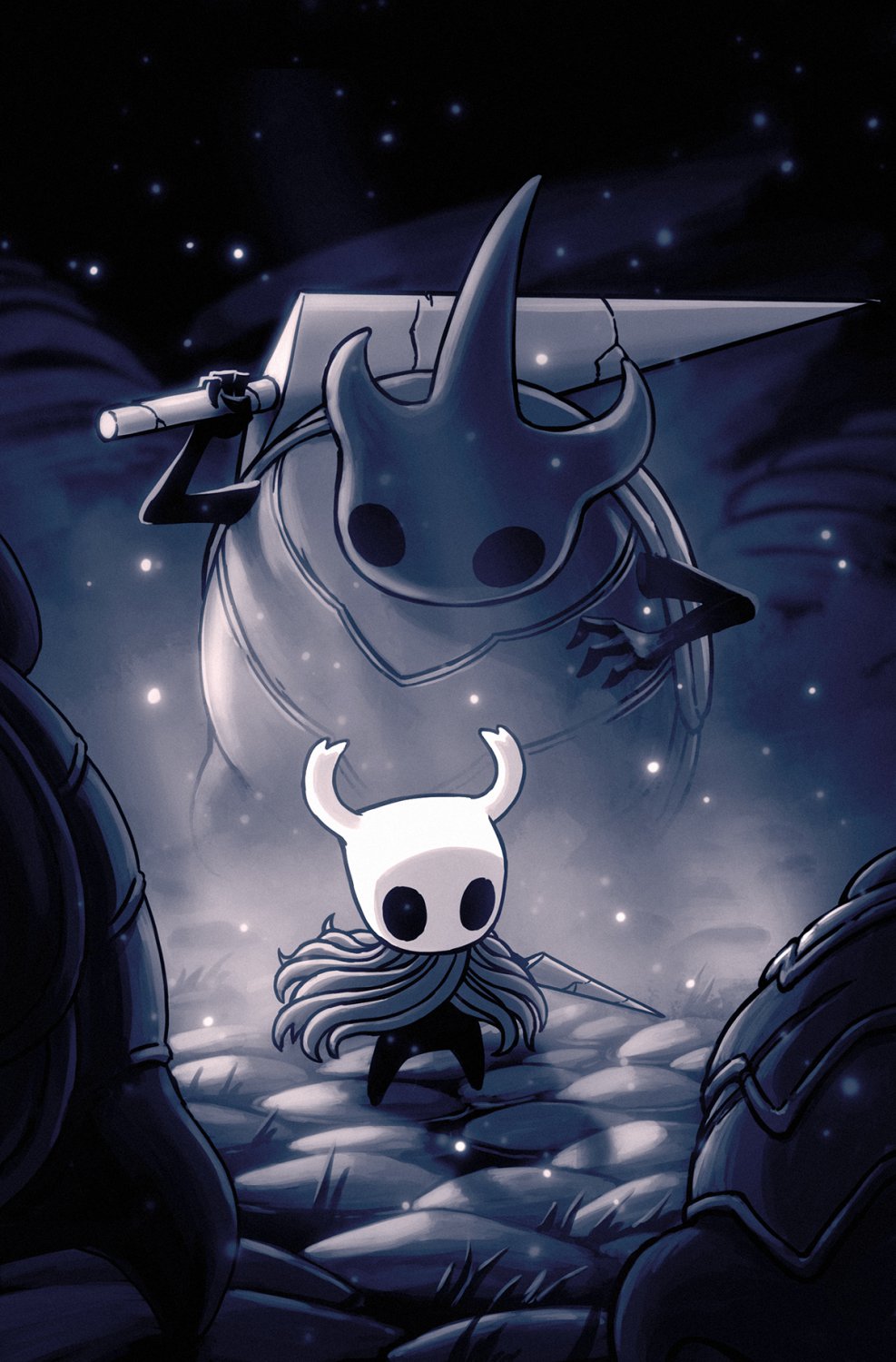 Hollow Knight Game 13"x19" (32cm/49cm) Polyester Fabric Poster