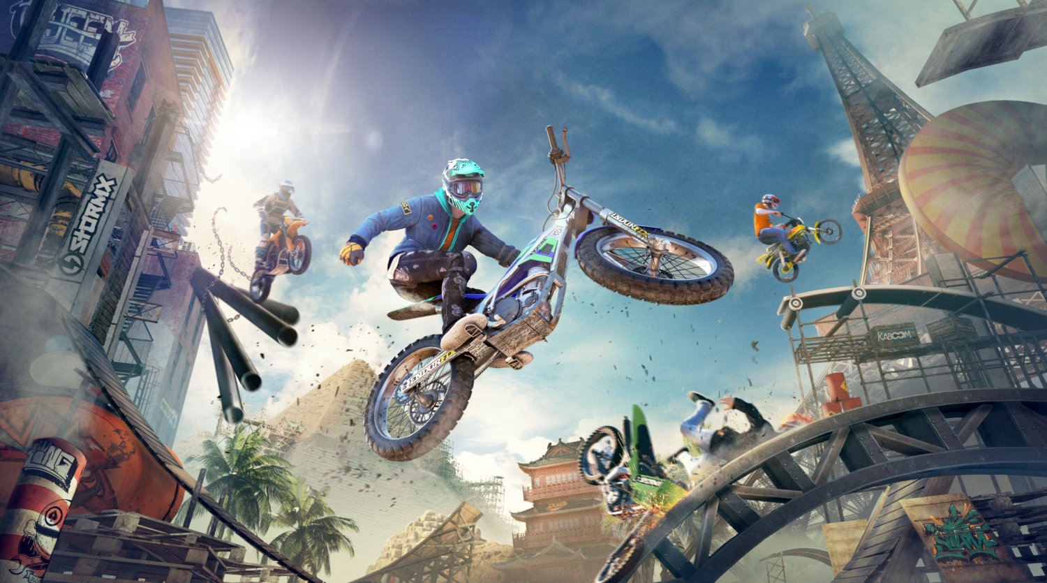 Trials Rising Game 13"x19" (32cm/49cm) Polyester Fabric Poster