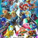 Super Smash Bros. Ultimate 13"x19" (32cm/49cm) Polyester Fabric Poster