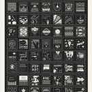 A Stylistic Survey of Graphic Design Infographic Chart 13"x19" (32cm/49cm) Polyester Fabric Poster