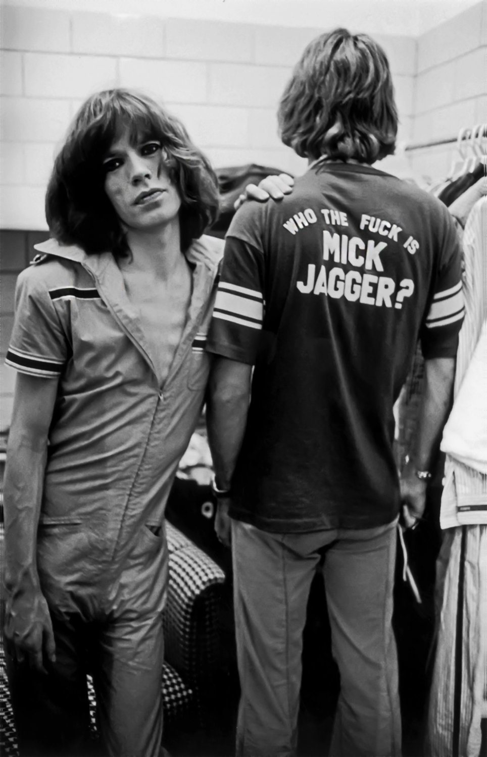 Mick Jagger  Keith Richards 13"x19" (32cm/49cm) Polyester Fabric Poster