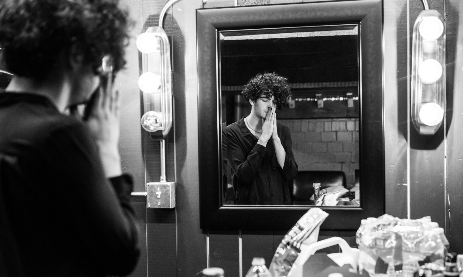 Matty Healy 13"x19" (32cm/49cm) Polyester Fabric Poster