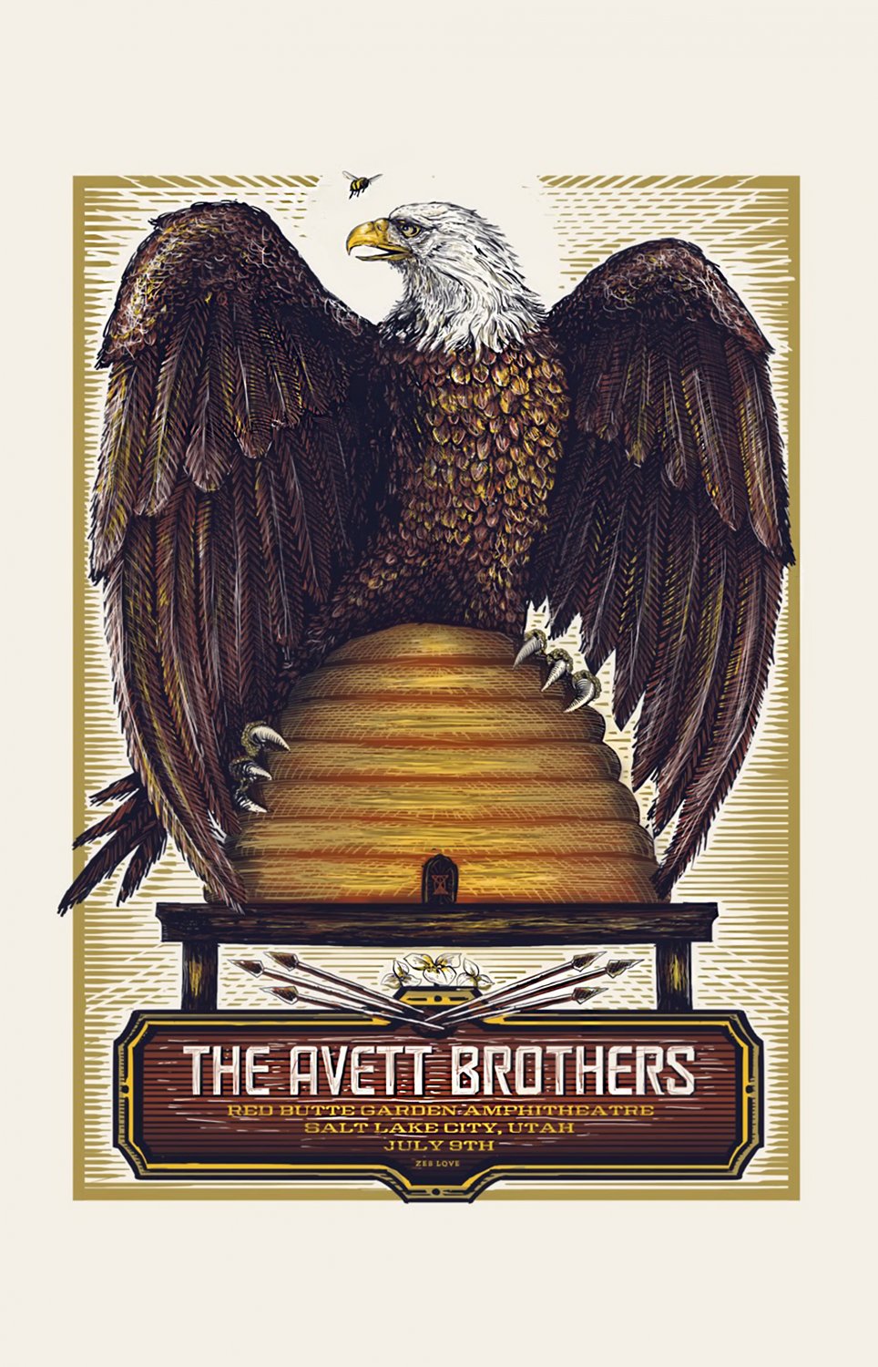 The Avett Brothers Concert 18"x28" (45cm/70cm) Poster