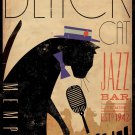 Black Cat Jazz Bar 18"x28" (45cm/70cm) Poster