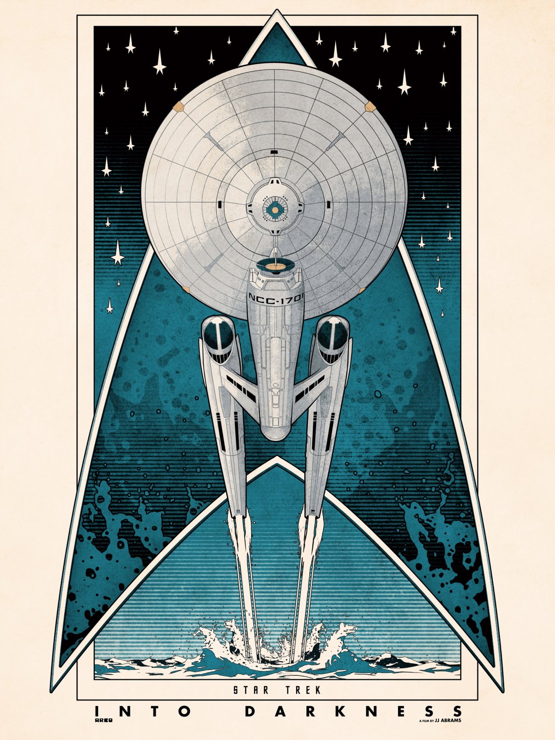 Star Trek Into Darkness 13"x19" (32cm/49cm) Polyester Fabric Poster