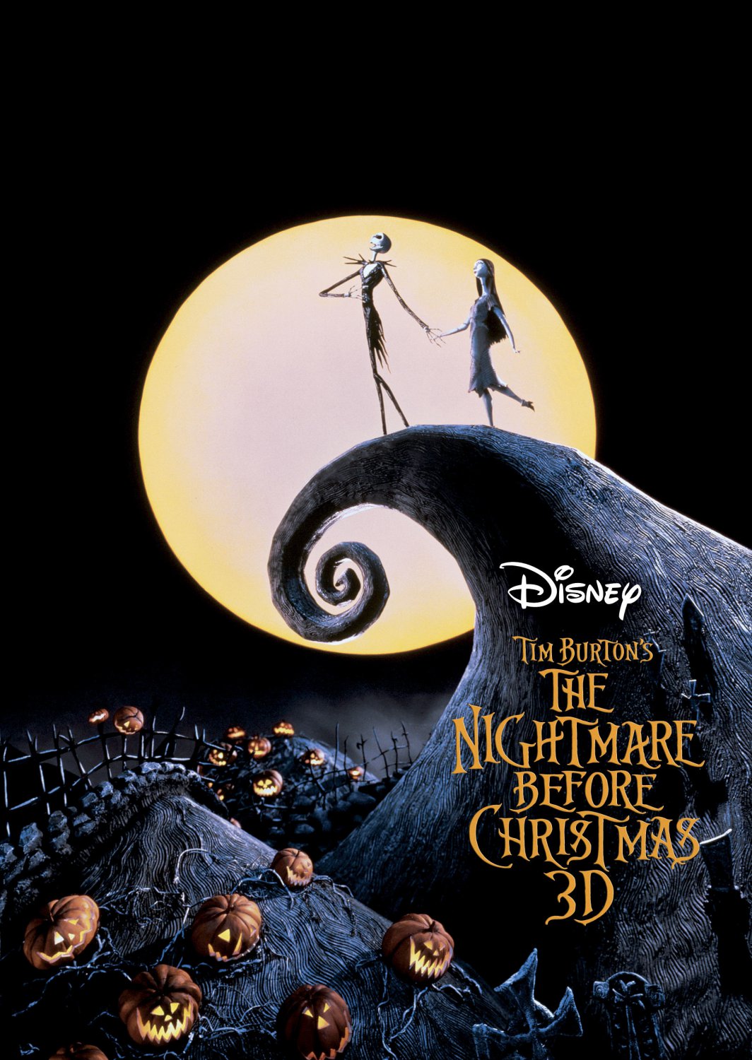The Burton's Nightmare Before Christmas 13"x19" (32cm/49cm) Polyester Fabric Poster