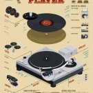 The Record Player Infographic Chart 18"x28" (45cm/70cm) Poster
