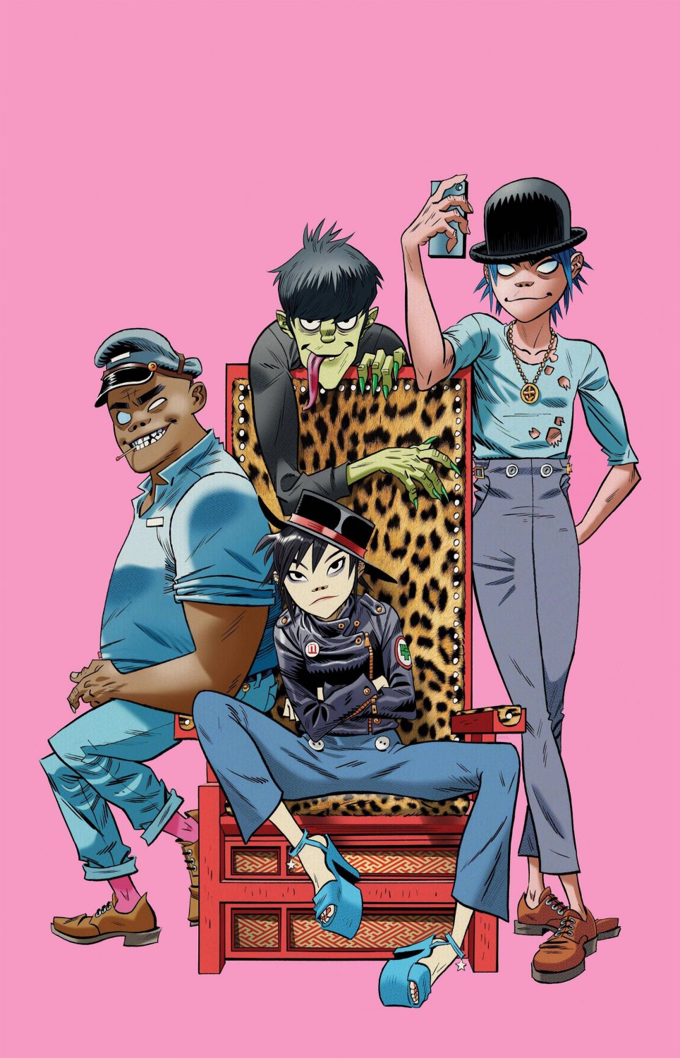 Gorillaz Humility 13"x19" (32cm/49cm) Polyester Fabric Poster
