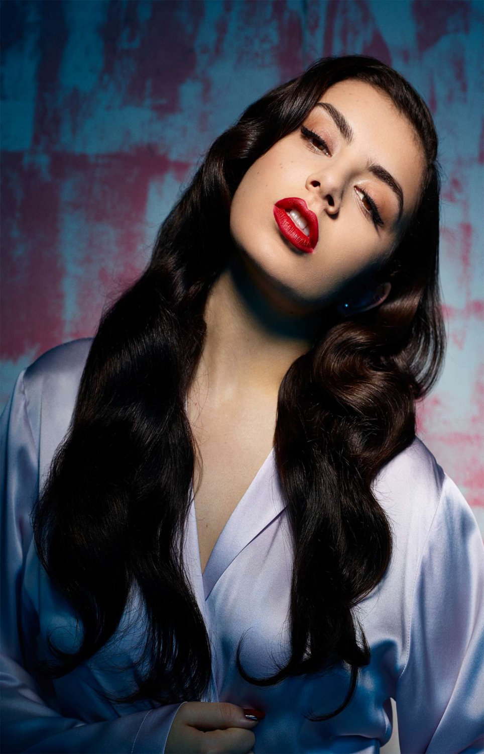 Charli XCX 13"x19" (32cm/49cm) Polyester Fabric Poster