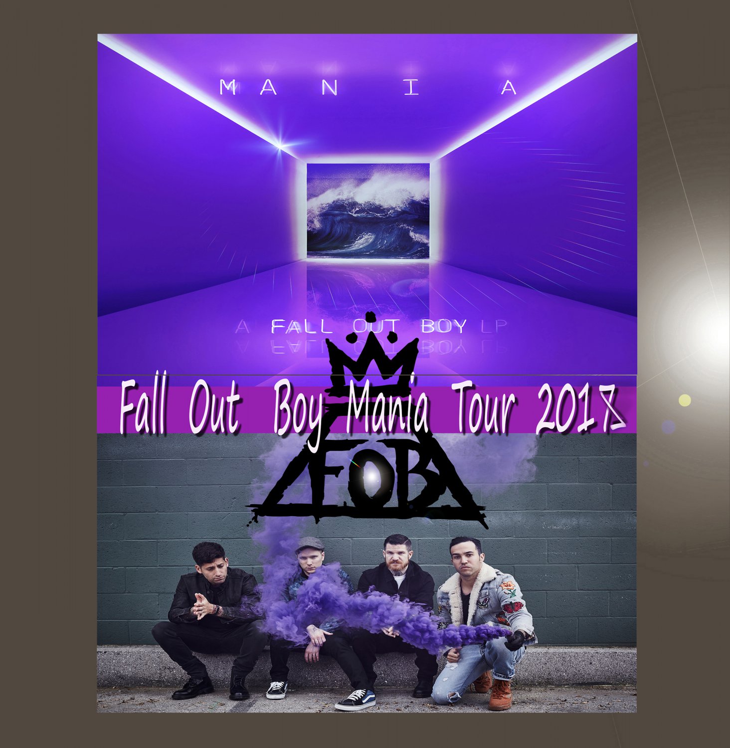 Fall Out Boy M A N I A 18"x28" (45cm/70cm) Bundle of 2 Poster