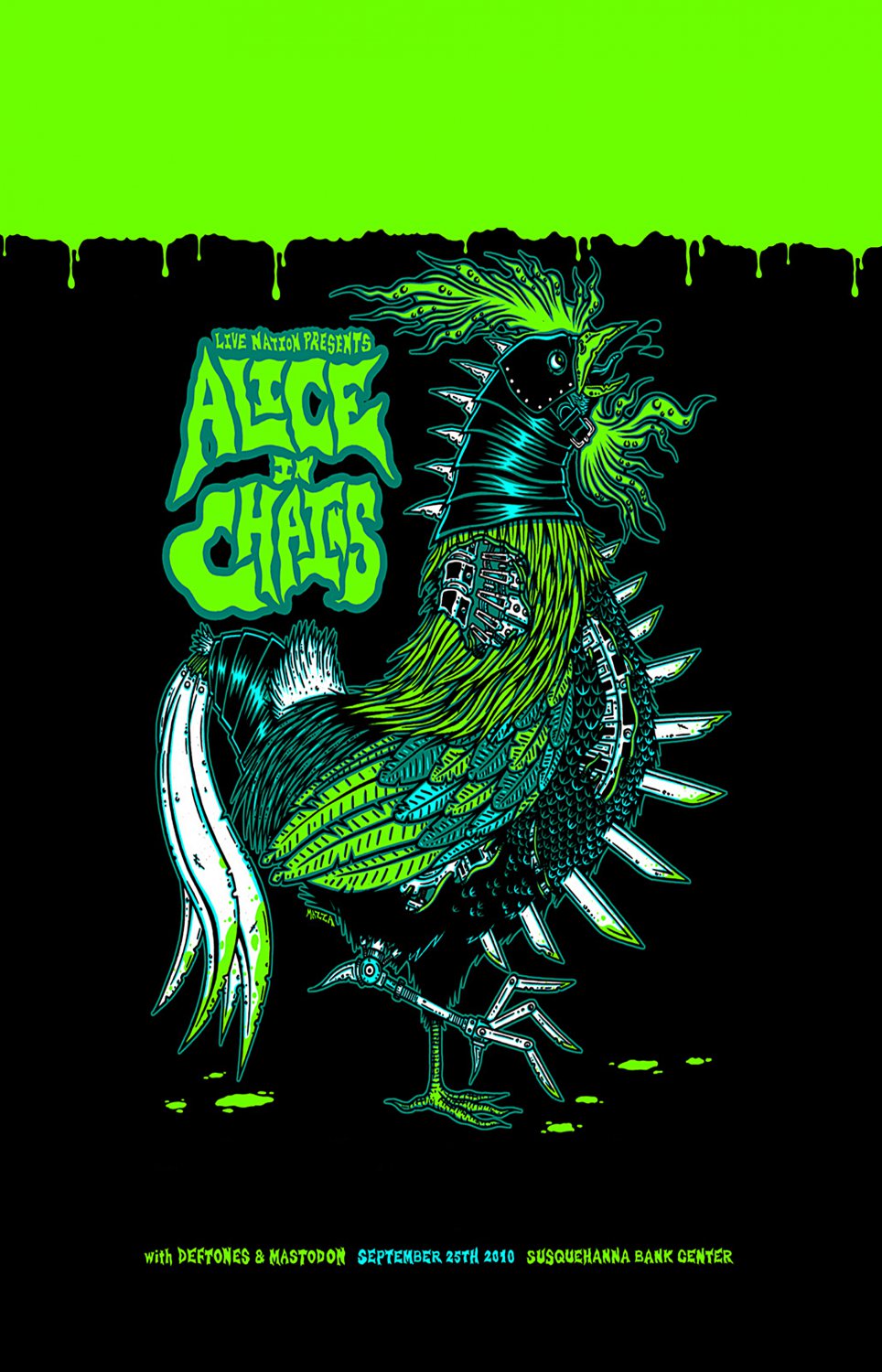 Alice in Chains Concert Tour 13"x19" (32cm/49cm) Polyester Fabric Poster