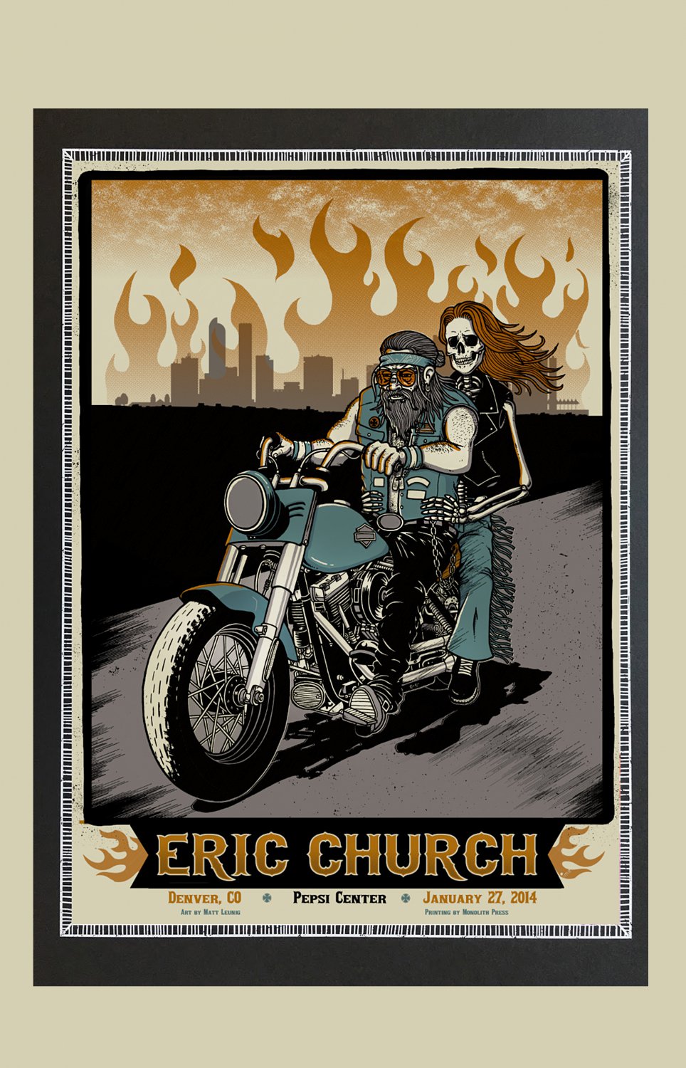 Eric Church Concert Tour 18"x28" (45cm/70cm) Poster