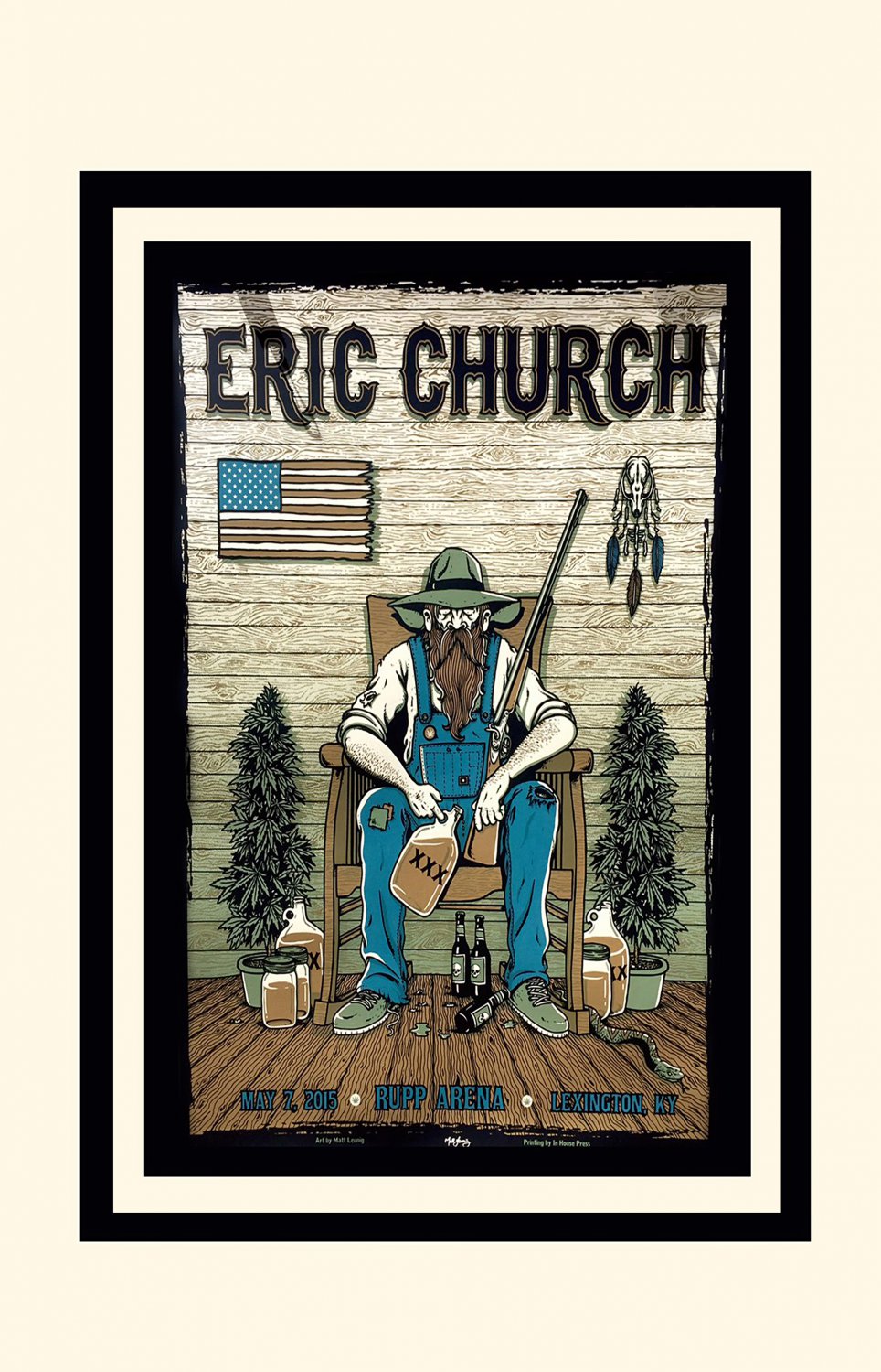 Eric Church Concert Tour 18"x28" (45cm/70cm) Canvas Print