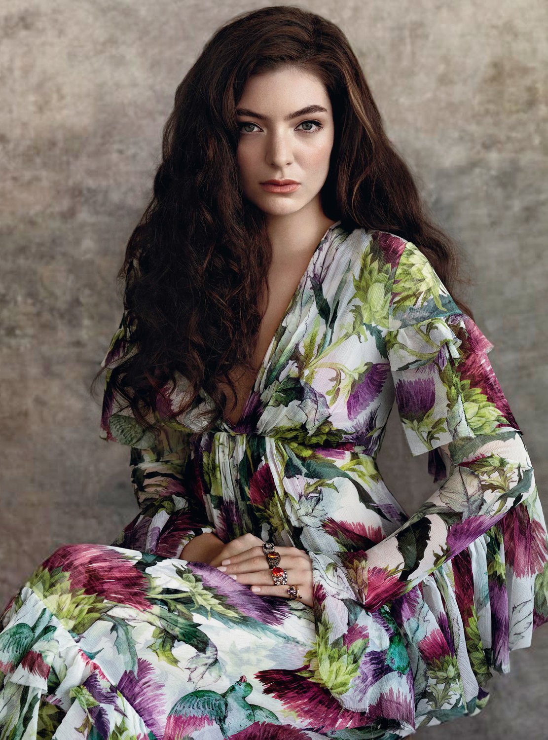 Lorde 13"x19" (32cm/49cm) Polyester Fabric Poster