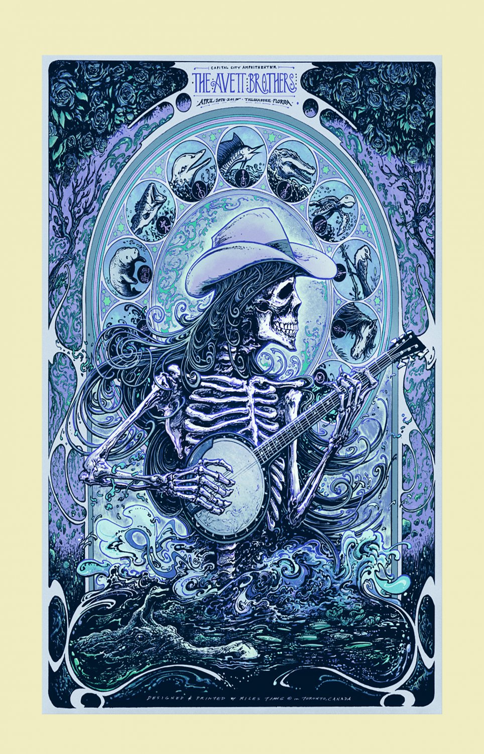 The Avett Brothers Concert Tour 18"x28" (45cm/70cm) Poster