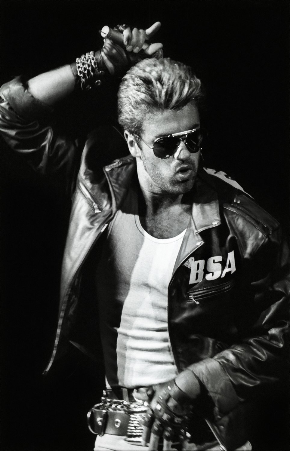 George Michael 13"x19" (32cm/49cm) Polyester Fabric Poster