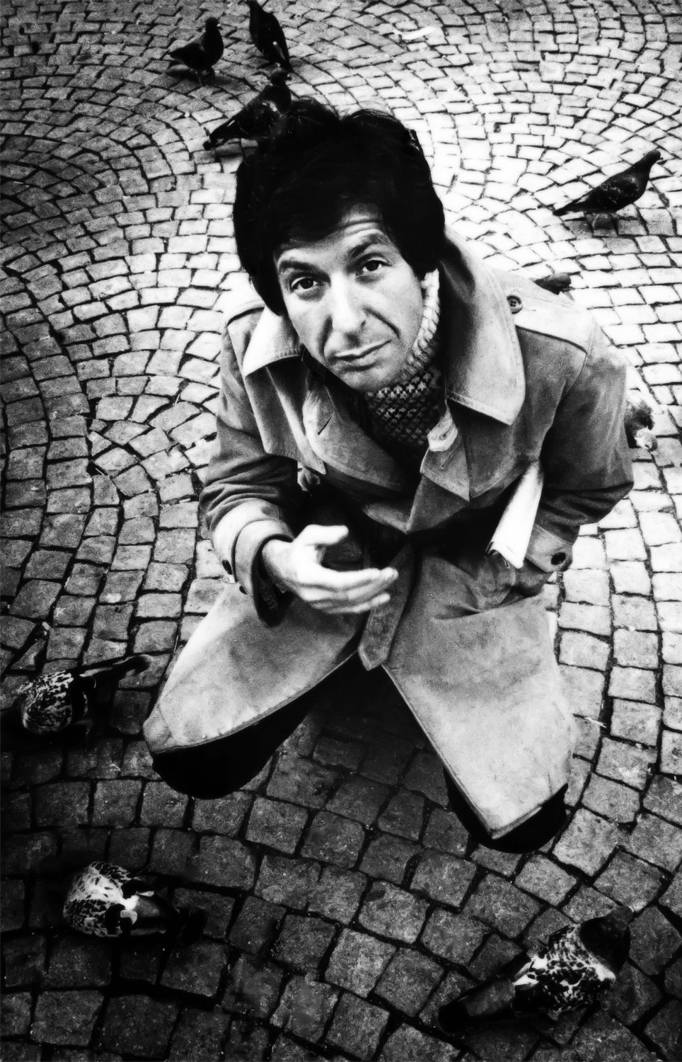 Leonard Cohen 13"x19" (32cm/49cm) Polyester Fabric Poster