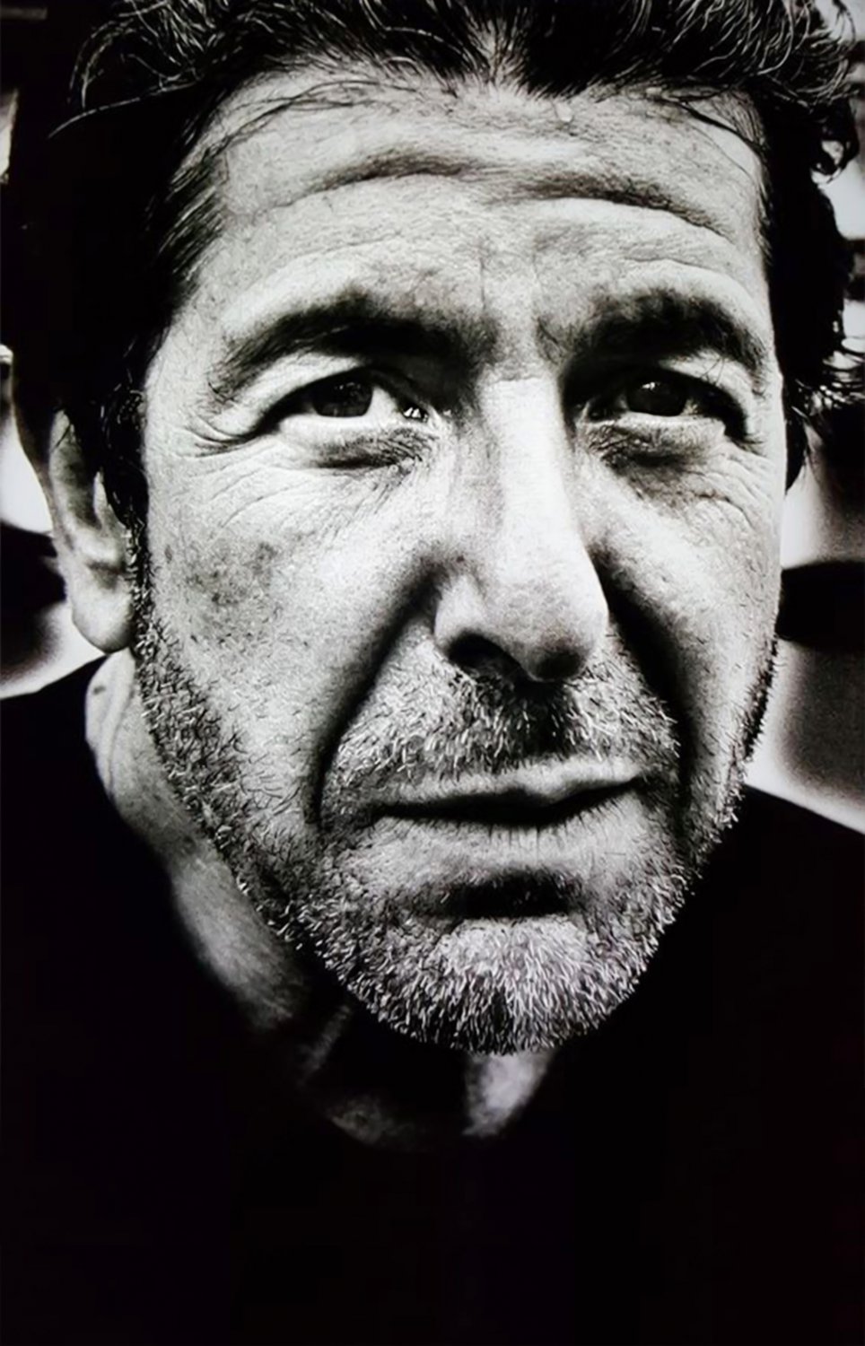 Leonard Cohen 13"x19" (32cm/49cm) Polyester Fabric Poster