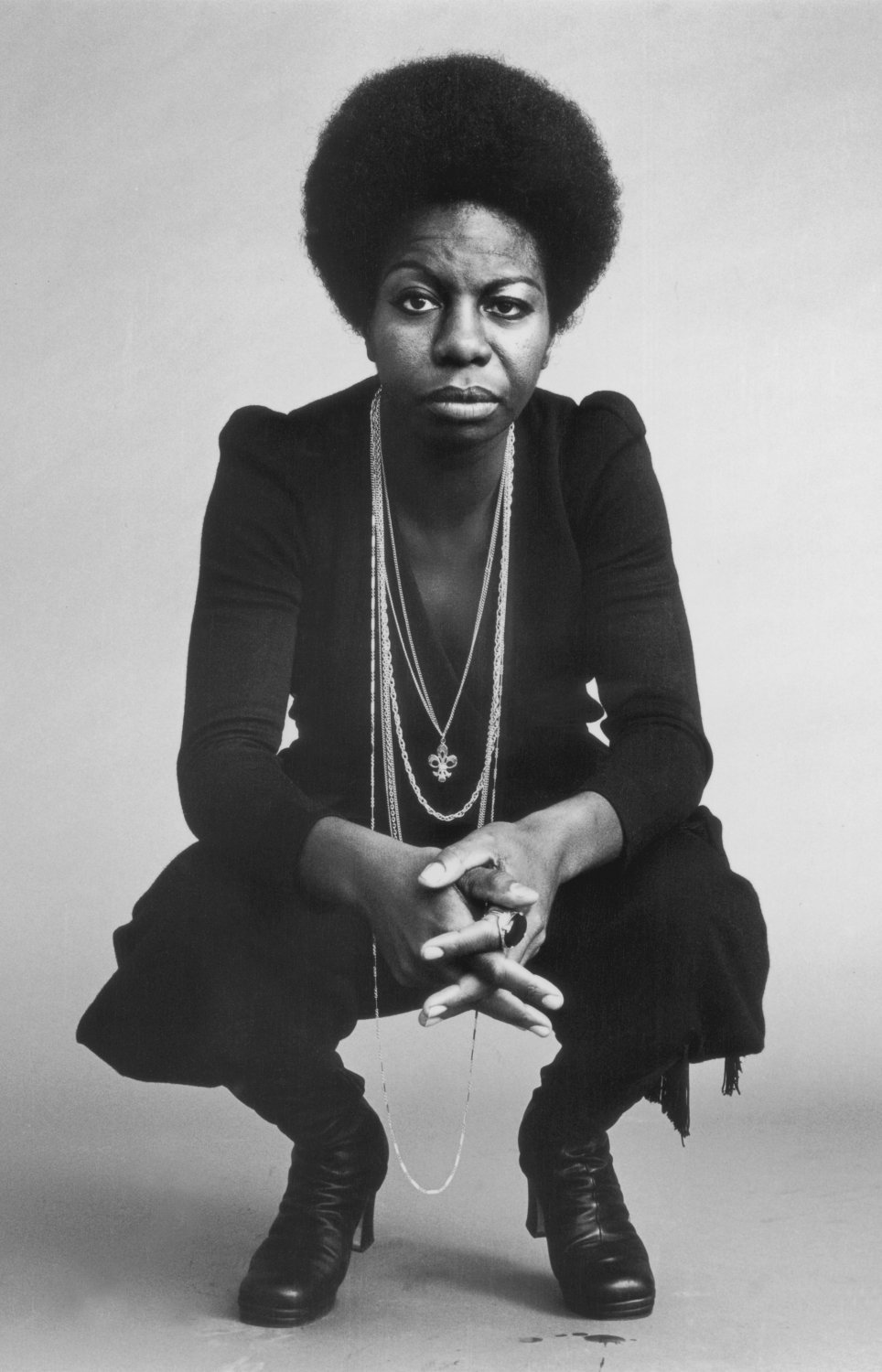Nina Simone 13"x19" (32cm/49cm) Polyester Fabric Poster