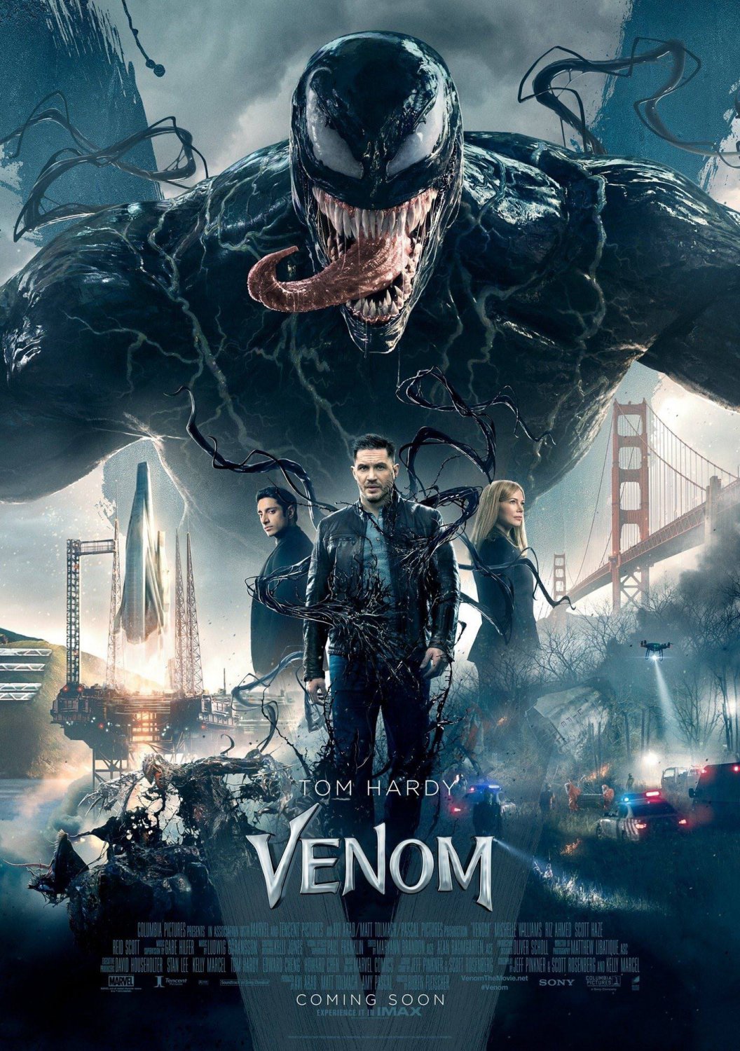 Venom Movie 2018   13"x19" (32cm/49cm) Polyester Fabric Poster