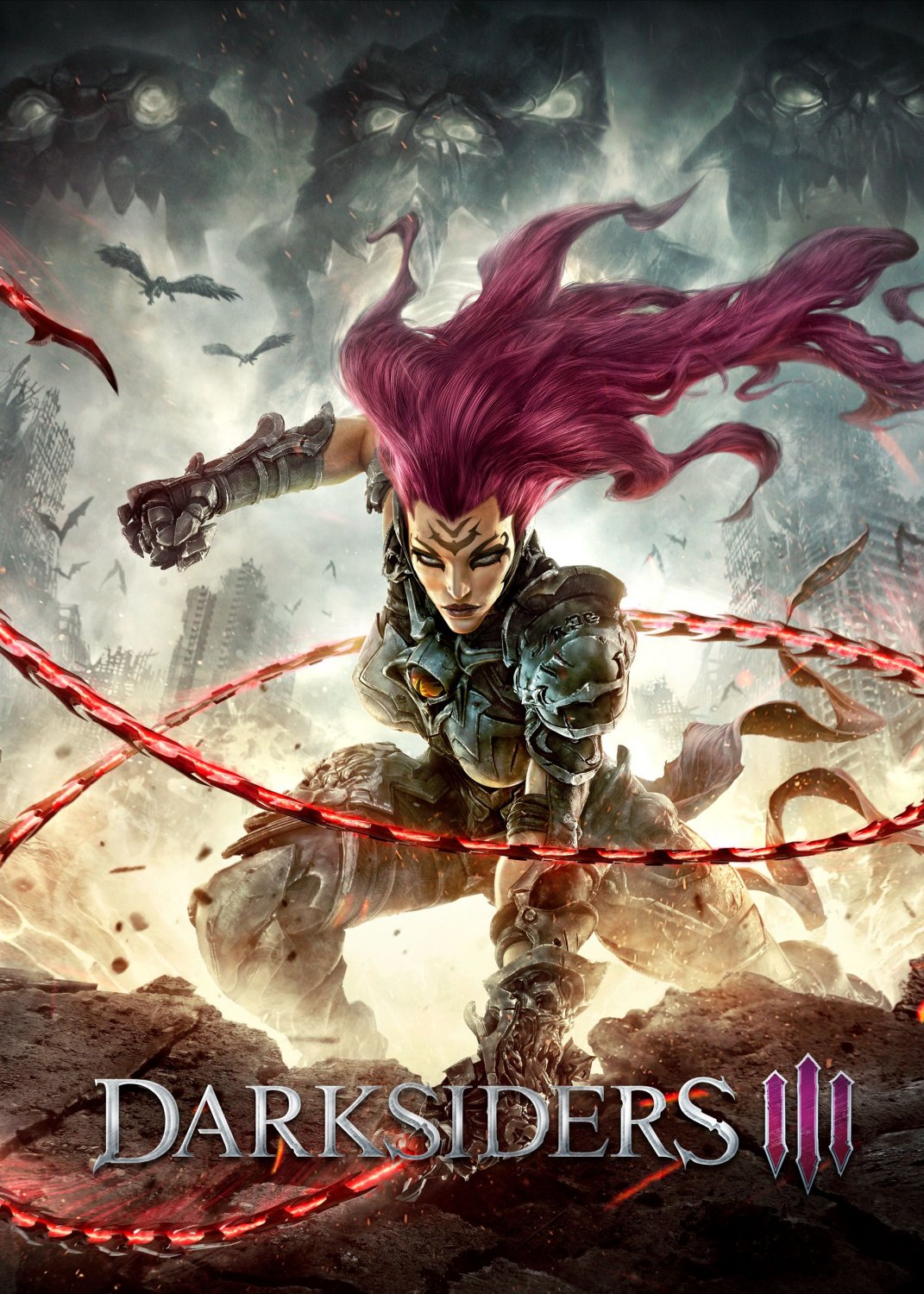 Darksiders 3 Game 13"x19" (32cm/49cm) Polyester Fabric Poster