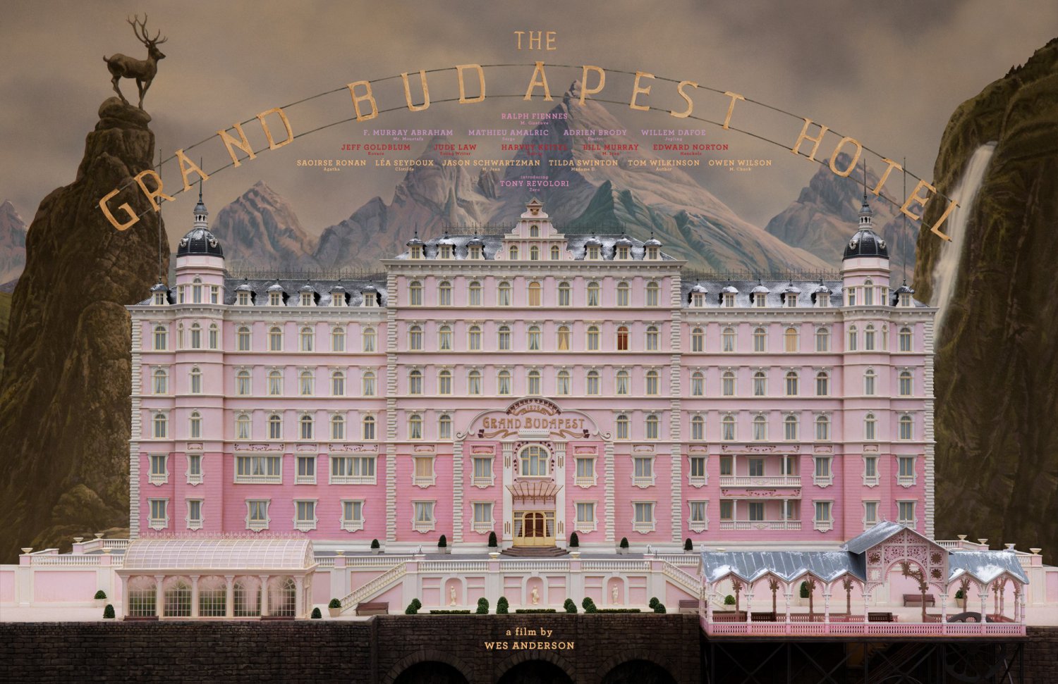 The Grand Budapest Hotel 18"x28" (45cm/70cm) Canvas Print