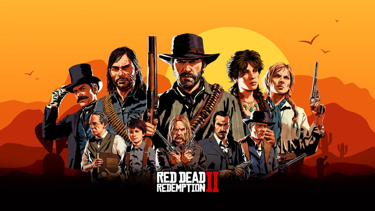 Red Dead Redemption 2 18"x28" (45cm/70cm) Canvas Print