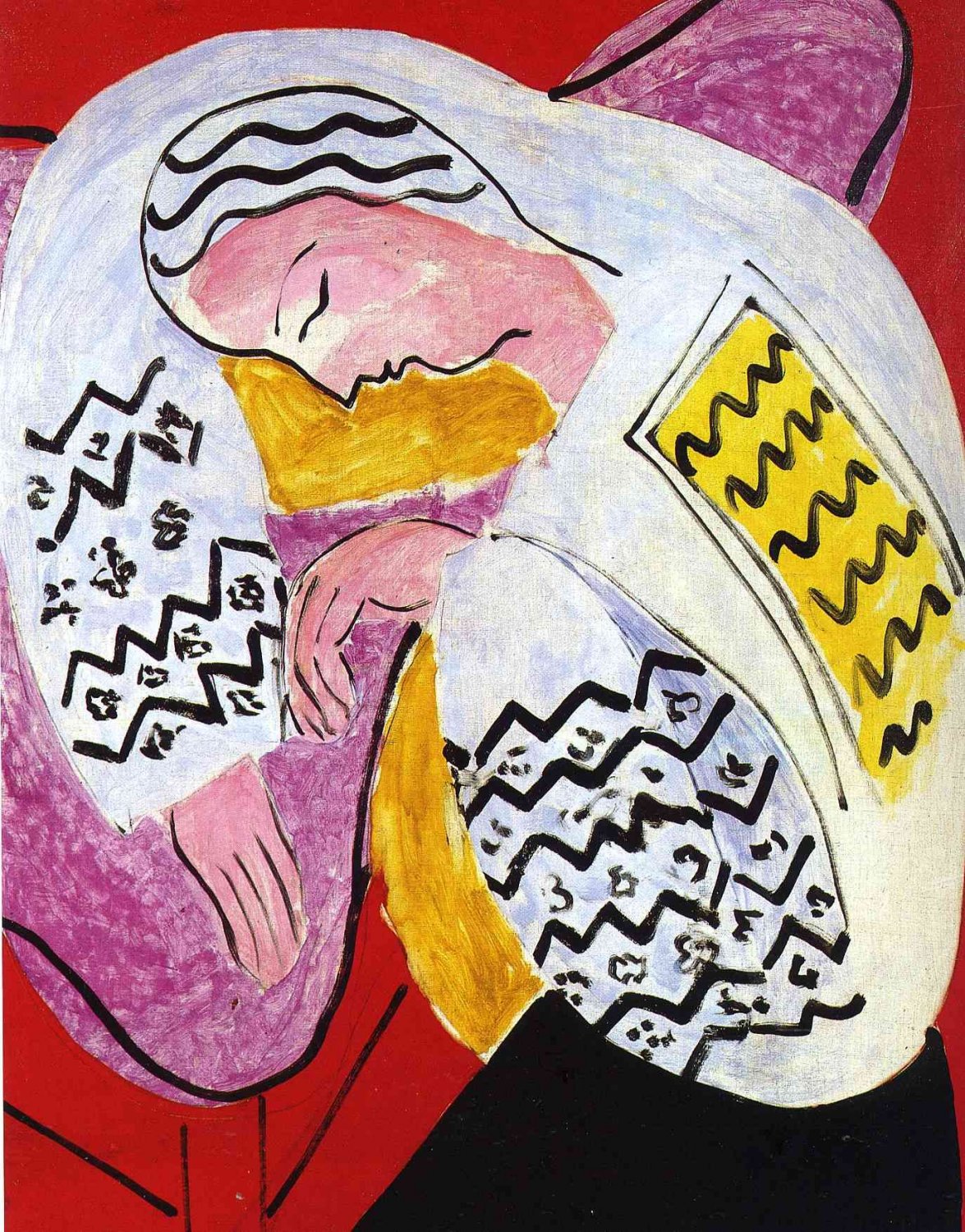 Henri Matisse The Dream 18"x28" (45cm/70cm) Canvas Print