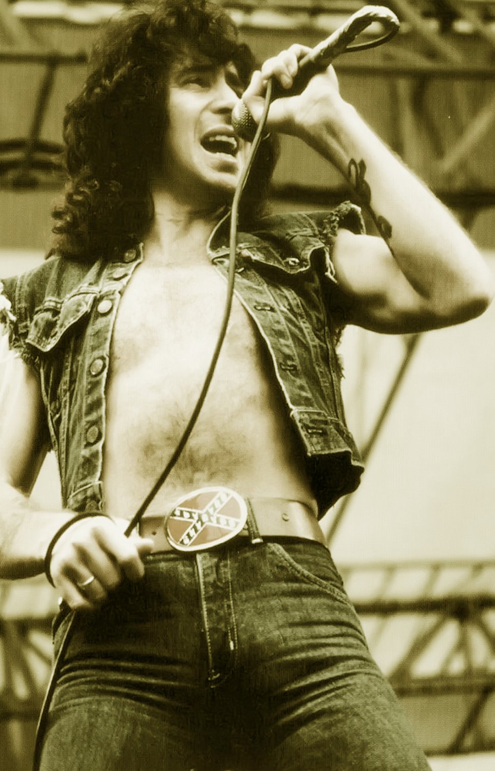 Bon Scott 18"x28" (45cm/70cm) Canvas Print