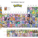 The Periodic Table of Pokemon 18"x28" (45cm/70cm) Poster