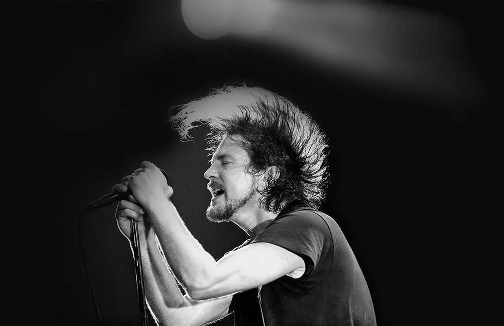 Pearl Jam Eddie Vedder 18"x28" (45cm/70cm) Canvas Print