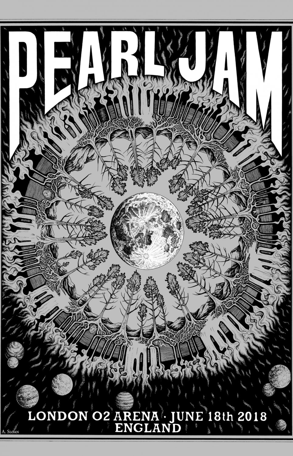 Pearl Jam Eddie Vedder 18"x28" (45cm/70cm) Poster