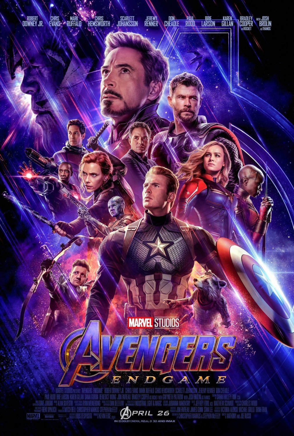 New Avengers Endgame  18"x28" (45cm/70cm) Poster
