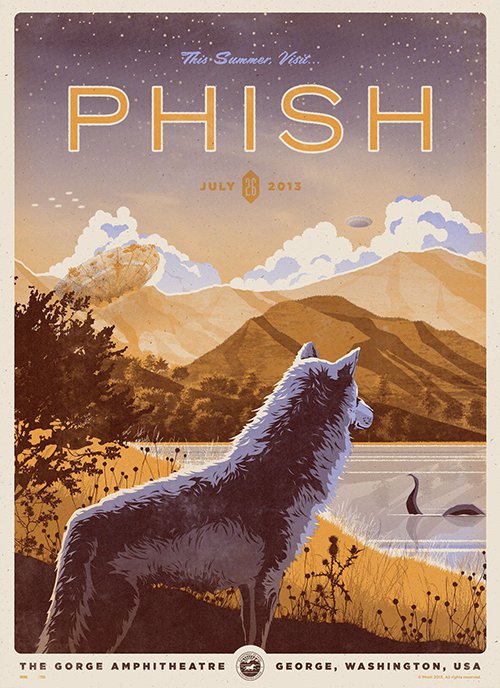 Phish Concert 8"x12" (20cm/30cm) Satin Photo Paper Poster