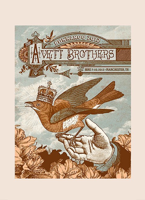 The Avett Brothers Concert 8"x12" (20cm/30cm) Satin Photo Paper Poster