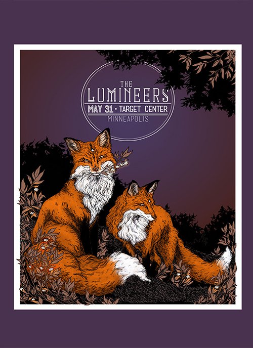 The Lumineers Concert 8"x12" (20cm/30cm) Satin Photo Paper Poster