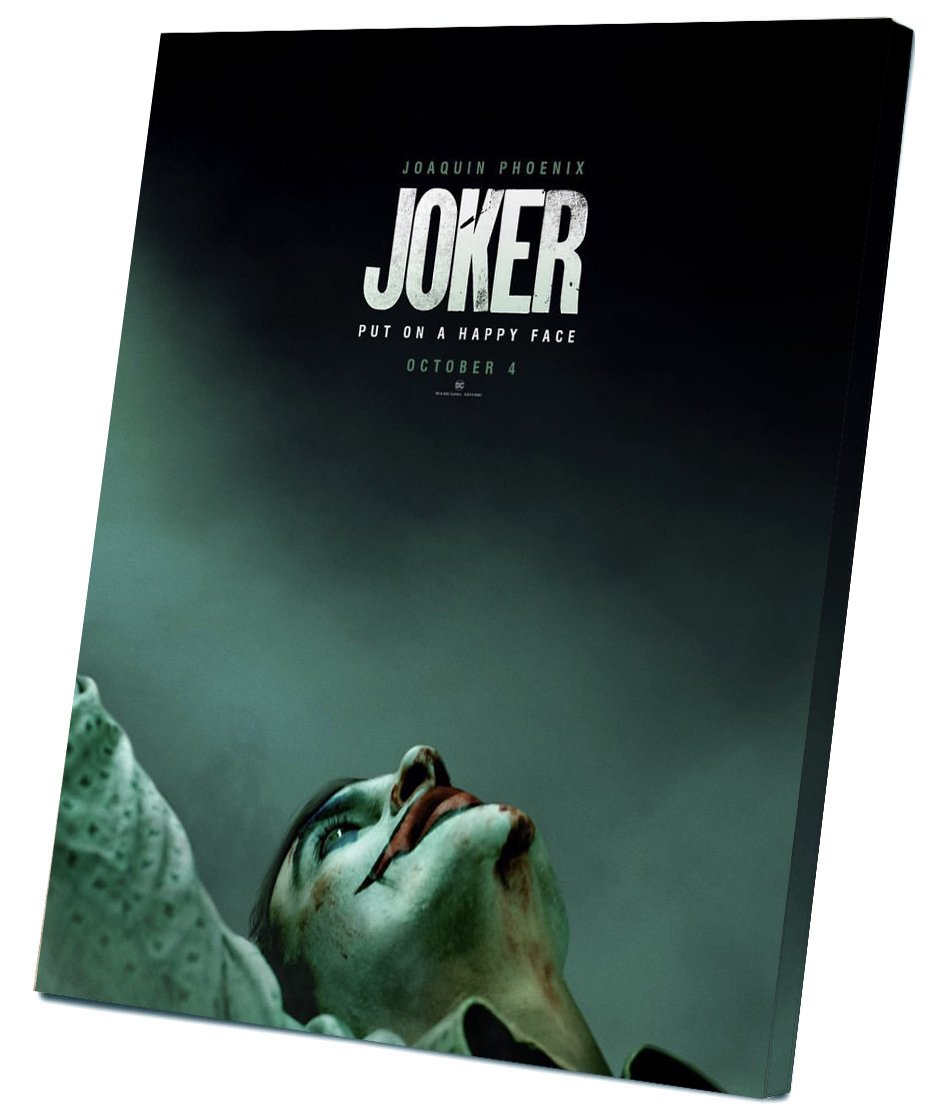 Joker Joaquin Phoenix Movie 12"x16" (30cm/40cm) Canvas Print