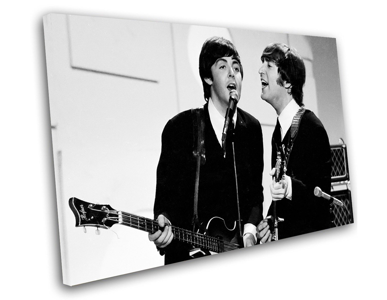 Paul McCartney John Lennon 14"x22" (35cm/55cm) Canvas Print
