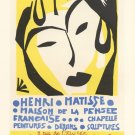 Henri Matisse Maison de la Pensee 13"x19" (32cm/49cm) Polyester Fabric Poster