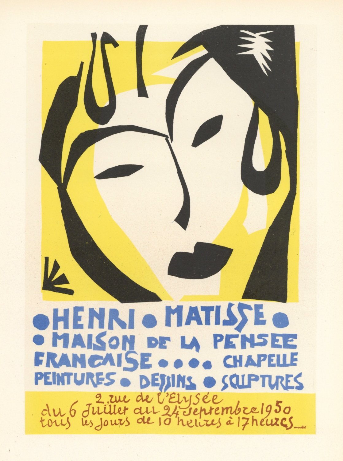 Henri Matisse Maison de la Pensee 24"x35" (60cm/90cm) Canvas Print