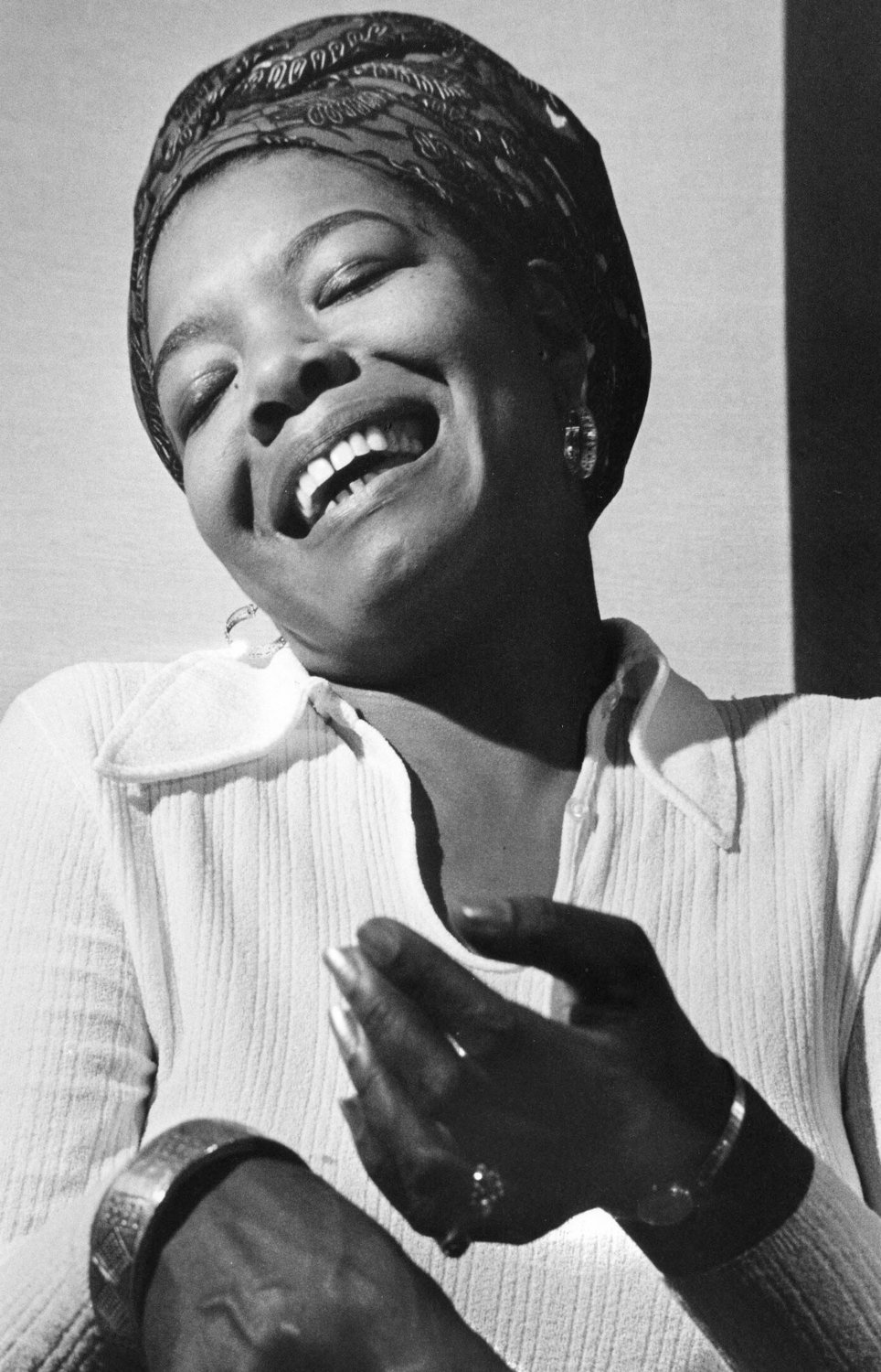 Maya Angelou 13"x19" (32cm/49cm) Polyester Fabric Poster