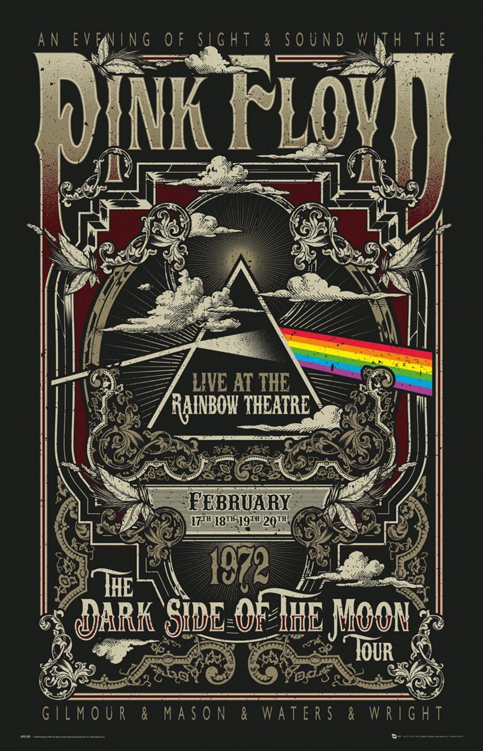 Pink Floyd the Dark Side of The Moon Concert Tour 8"x12" (20cm/30cm) Satin Photo Paper Poster
